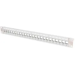 Digitus Modulares Patchpanel für Keystone Jacks 1HE - unbestückt
