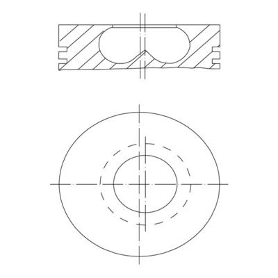 MAHLE Kolben 081 PI 00123 002