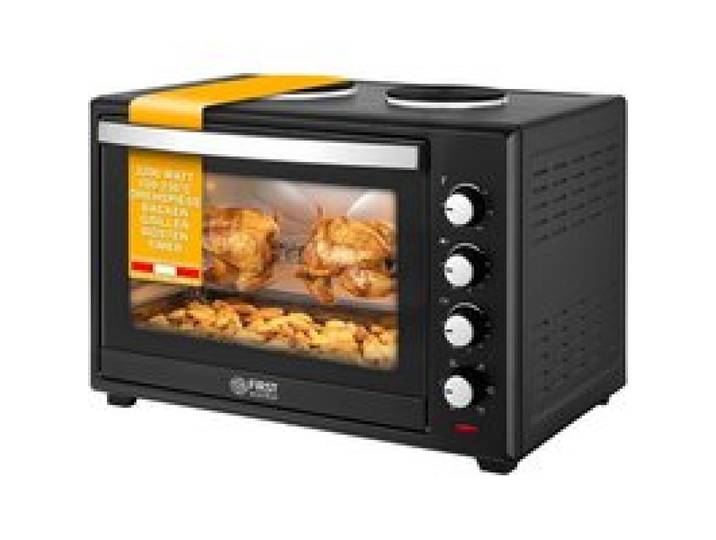 Mini Four Electrique 60L 3400W Four Posable avec plaques de cuisson Four Convection Minuteur 0-60 min