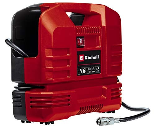 Einhell TC-AC 190 OF Koffercompressor set, rood/zwart, 1100 Watt