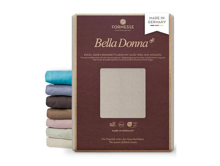 Bella Donna Jersey 140/200-160/220 0710 - perlgrau