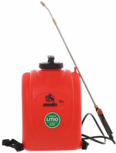Pompe de pulvérisation dorsale à batterie Ausonia - à dos électrique, 12 litres