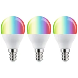 Paulmann Standard 230V Smart Home Zigbee 3.0 LED Tropfen E14 3x470lm 3x5W RGBW+ dimmbar Matt 29154
