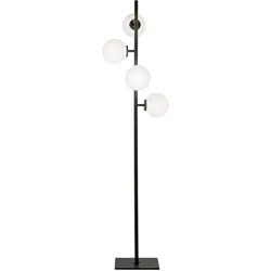 Luce Ambiente Design Stehleuchte Enoire Aluminium Schwarz