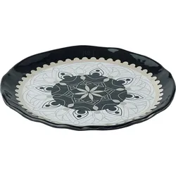 Rebel Outdoor Dessertteller 22 cm schwarz