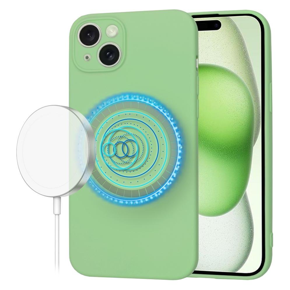 Techsuit - SoftFlex MagSafe - iPhone 15 Plus - Mint Green (Apple iPhone 15 Plus) (56359804)