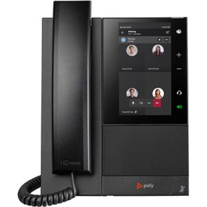 Poly HP CCX 505 Microsoft Teams Telefon, schwarz, schnurgebunden, mit WLAN, Bluetooth