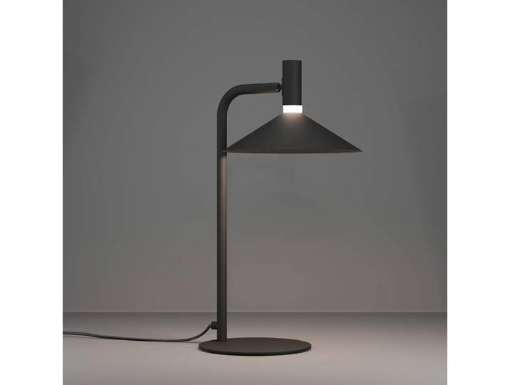 Lampe de table LED Eglo Conomavilla-Z noire 45 x 27 cm blanc chaud-blanc froid dimmable