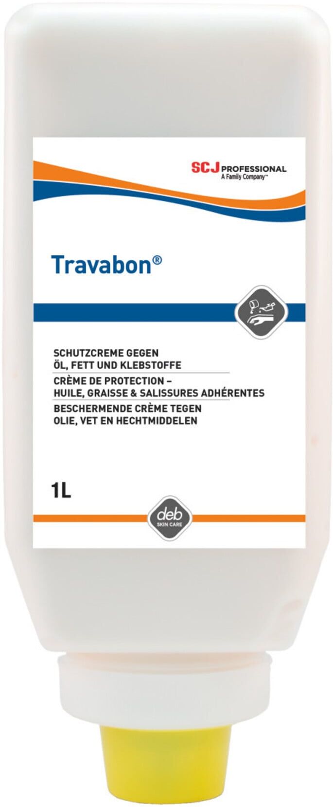 S.C. Johnson Hautschutzcreme Travabon classic, Inhalt: 1000A ml ; Stockhausen (22325)