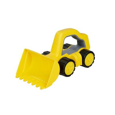 BIG 800054850 - BIG Power Worker Griffy Bagger, gelb, L:25cm, Baustellenfahrzeug, Sandspielzeug