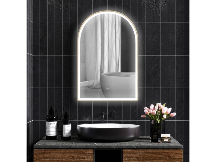 HOMCOM Miroir LED Salle de Bain 90x60cm Désembuage Tactile