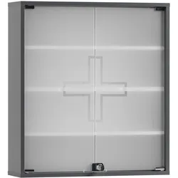 Tchibo - Medikamentenschrank »Wido« - 64x19,6x71cm - anthrazit - Holz / Glas / Metall