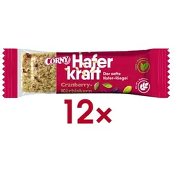 Corny Haferriegel »Haferkraft - Cranberry-Kürbiskern« 12 Stück