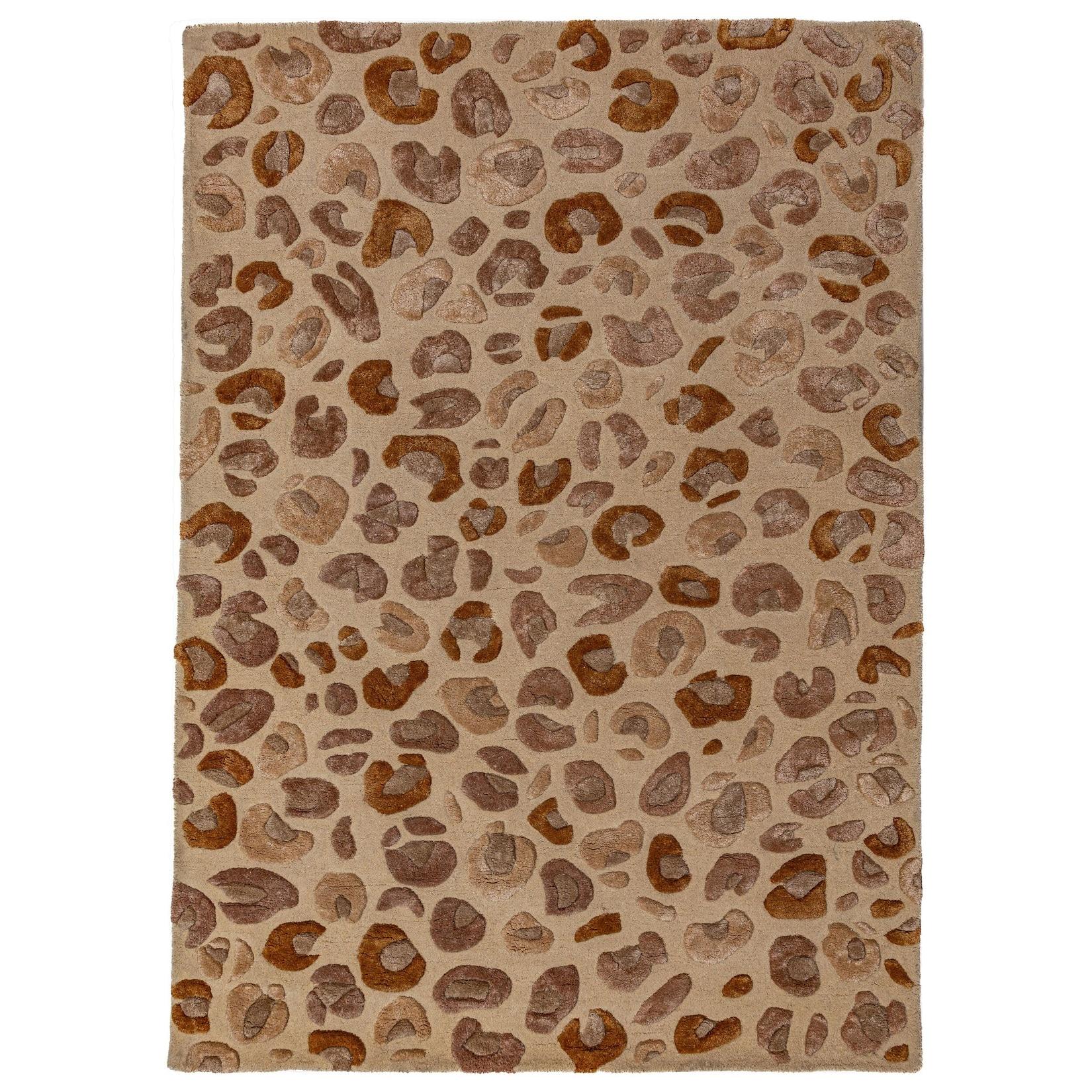 Teppich Leopard Natur 160 x 230 cm - SABLE Kadima Design