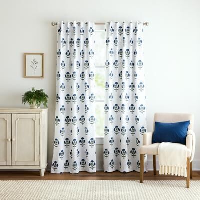 Martha Stewart Ayana Blackout Curtain Panel Pair