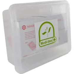 Noba Rudavlies-steril Wundpflaster 100 Stück inklusive Medi-Inn Aufbewahrungsbox 10 x 8 cm