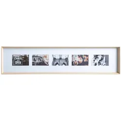 Atmosphera, Bilderrahmen, Ramka Ramka na 5 zdjęć AXEL, 22 x 97 cm, beżowa (22 x 97 cm)