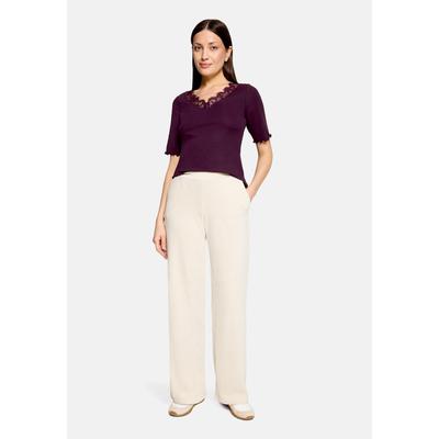 Culotte CARTOON "Damen mit Gummizug", Damen, Gr. 34, Normalgrößen, beige, Obermaterial: 78% Baumwolle, 20% Polyester, 2% Elasthan, lässig geschnitten lang, Hosen Culotte