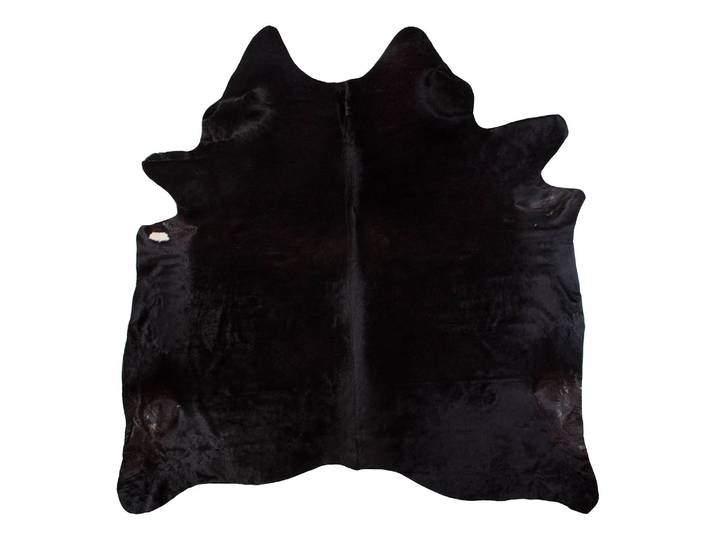 Rinderfell I Schwarz/Schwarz 160 x 240cm 100% Rinderfell