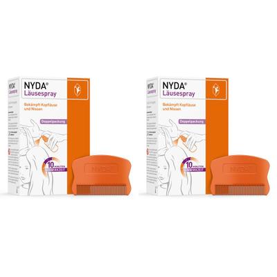 2x Nyda Läusespray 2x2x50 ml Pumplösung