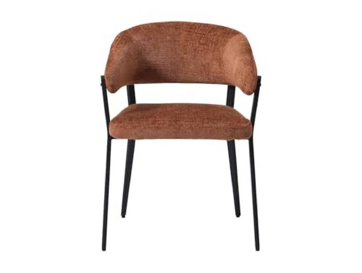 Vente-unique - Stuhl 2er-Set Avrela - Polyester - Terracotta