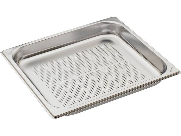 Gärkorb Inox gelocht 44987 40mm , silber (silberfarben), B:32,5cm L:35,4cm, Edelstahl, Küchenformen, Gärkorb