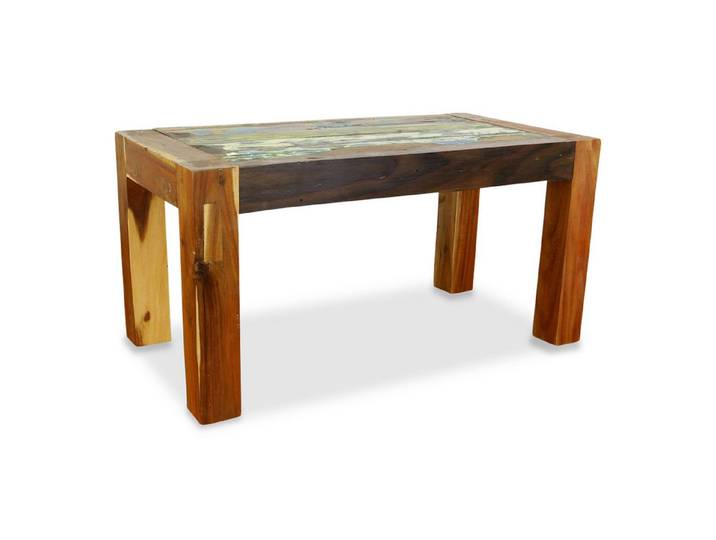 livasia Couchtisch livasia Couchtisch aus Java, recyceltes Teakholz/Bootsholz, 80x40x40cm