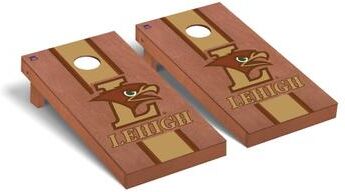 Skip's Garage Lehigh Mountain Hawks Rosewood Cornhole Board Set
