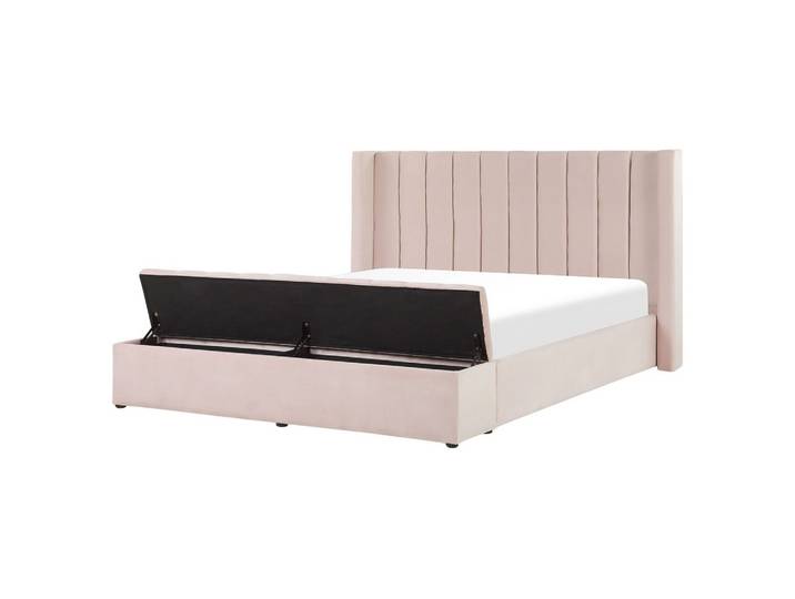 POLSTERBETT 160/200cm Pastellrosa Noyers