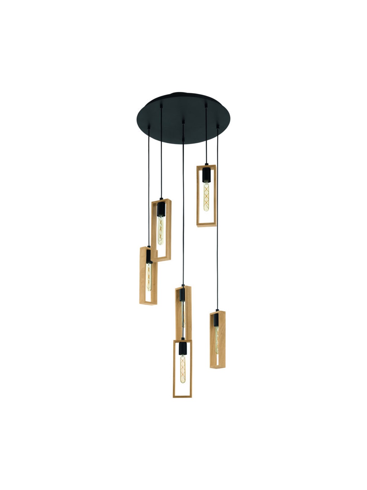 EGLO LITTLETON CLUSTER 6L NATUR