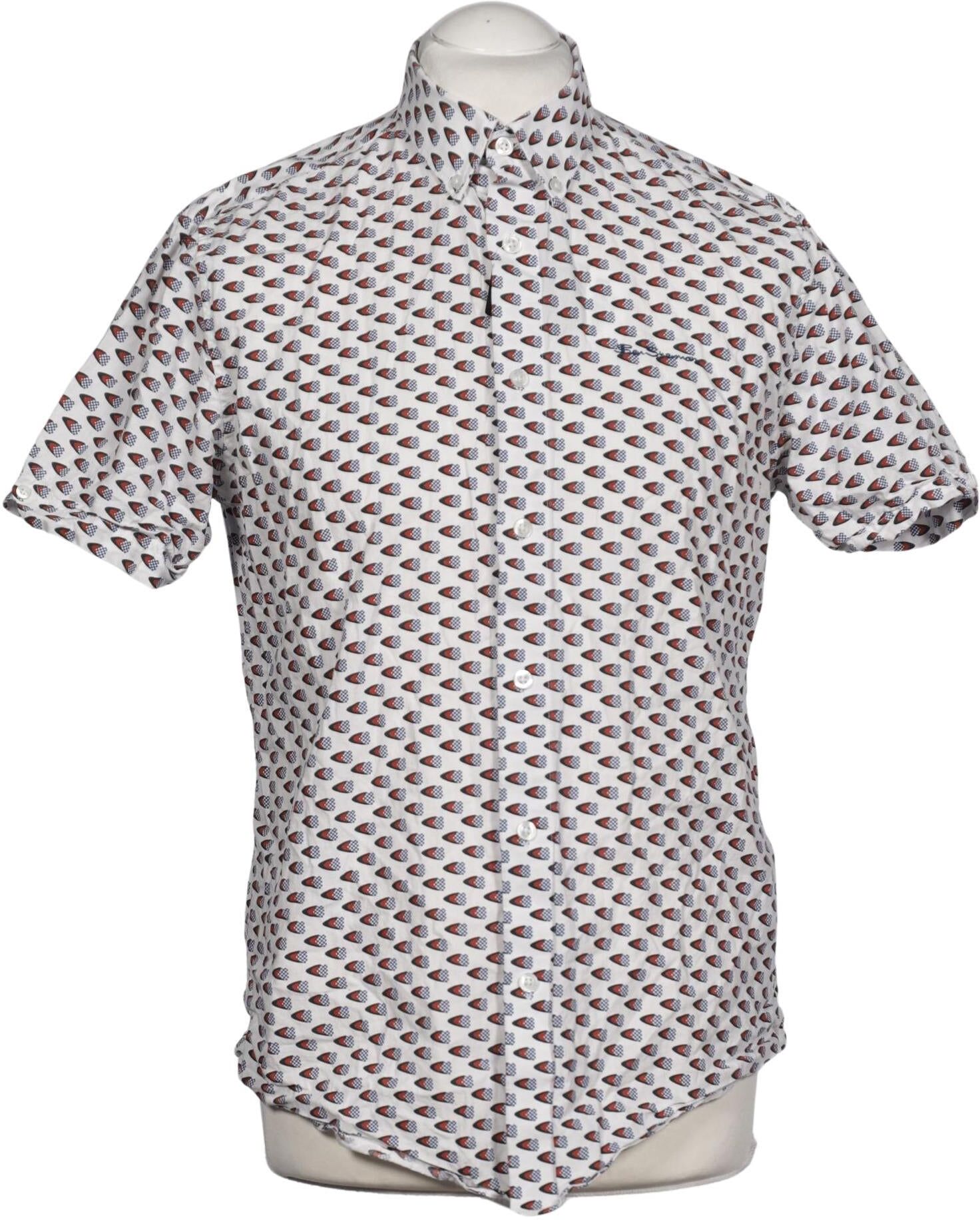 Ben Sherman Herren Hemd, Mehrfarbig, Gr. M, Baumwolle - Second Hand
