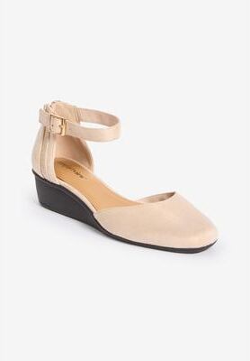 Wide Width Women's The Aurelia Pump by Comfortview in New Nude (Size 9 W)