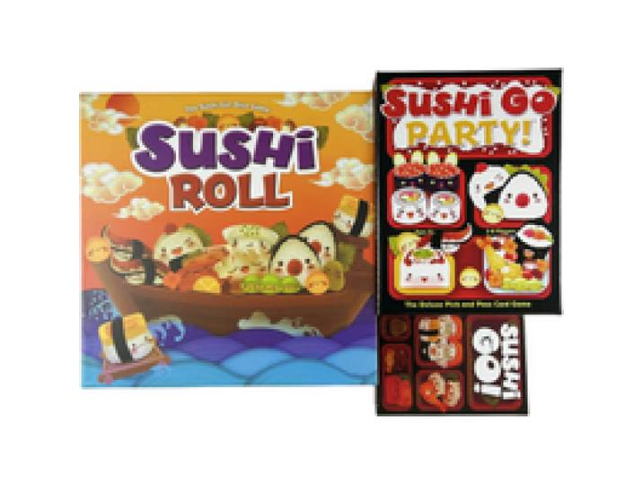 Sushi Go-kaartspel - Sushi Go Party! Het Pick&Pass-kaartspel, gezinspaarse kaarten, perfect voor feesten en thuisborddek