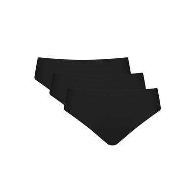 String MAGIC BODYFASHION "Bare To Go", Damen, Gr. L, schwarz, Obermaterial: 48% Baumwolle, 47% Lyocell, 5% Elasthan, körpernah, Unterhosen String