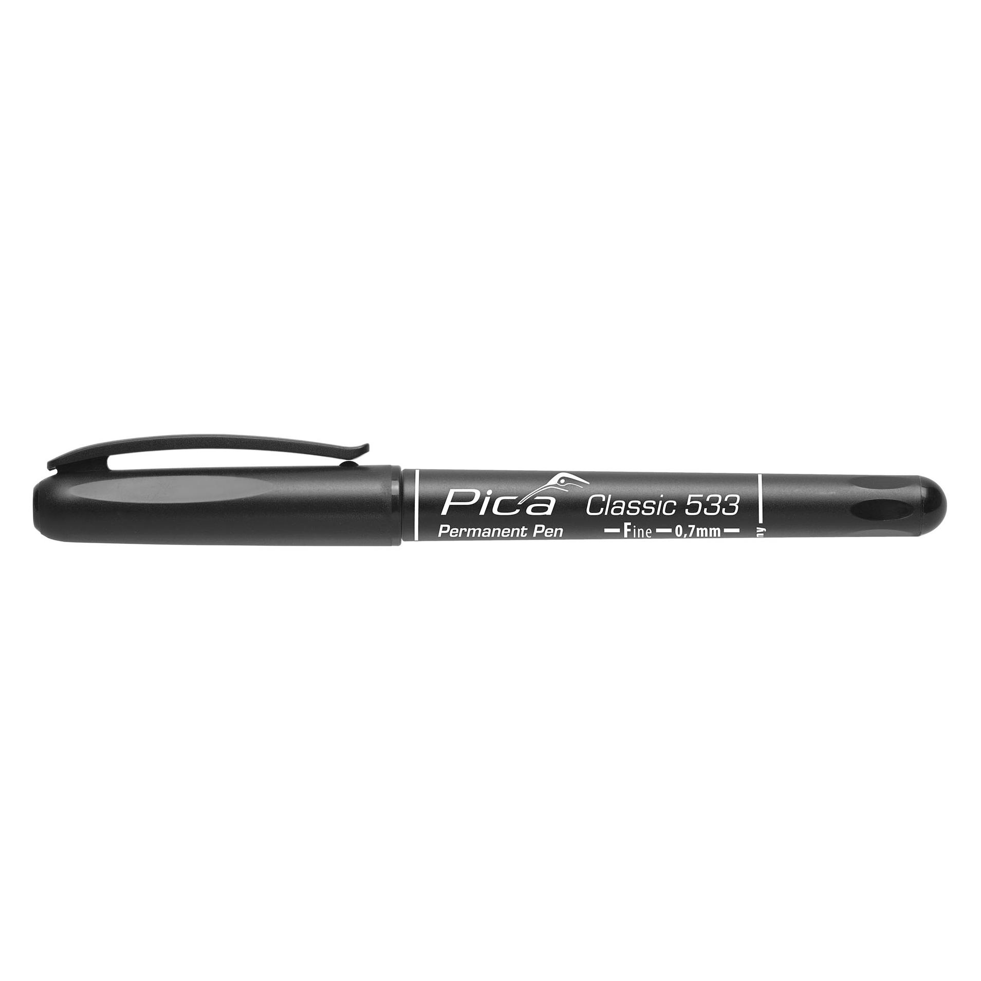 Pica Permanentmarker CLASSIC schwarz Strichbreite 0,7 mm Rundspitze (1x) (533/46)
