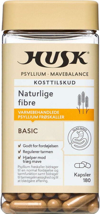 Husk Psyllium Mavebalance Kosttilskud 180 stk