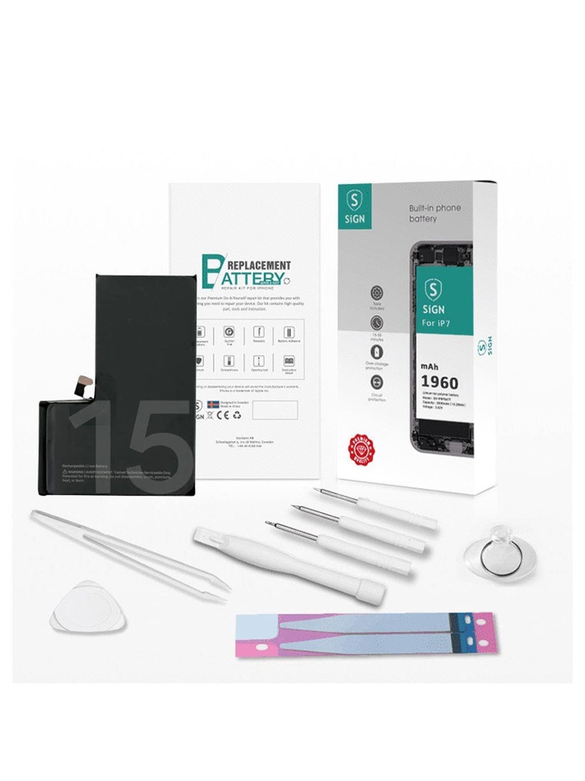 SiGN Complete Battery Replacement Kit - iPhone 15