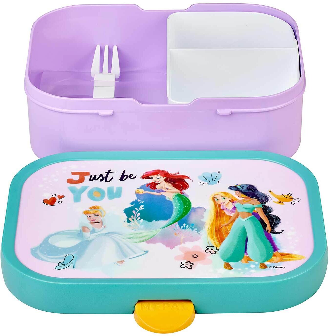 Lunchbox MEPAL "Brotdose Campus 700 ml", bunt (disney princess), ABS-Kunststoff, Lebensmittelaufbewahrungsbehälter, Lunchbox