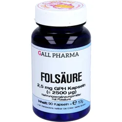 Folsäure 2.5mg Gph Kapseln 90 ST