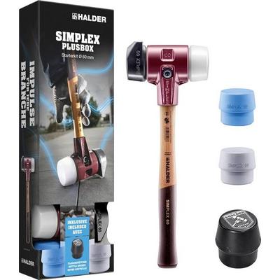 Halder SIMPLEX-Plusbox Starterkit 3027s026 Schonhammer mittelhart 2600g 160mm 1St.