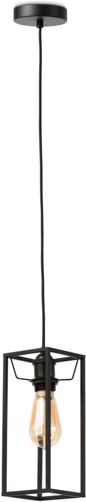 Borough Wharf 1 - Light Satin Black Pendant Satin Black 43cm H X 11.5cm W X 11.5cm D
