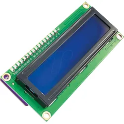DEBO LCD 16X2 B2 - Entwicklerboards - Display mit easyC, 16 x 2 Z., blau