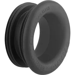 Ablaufverbinder 11/2''x 32 mm, Außen-Ø 46 mm für Gusseisenrohre, Schwarz