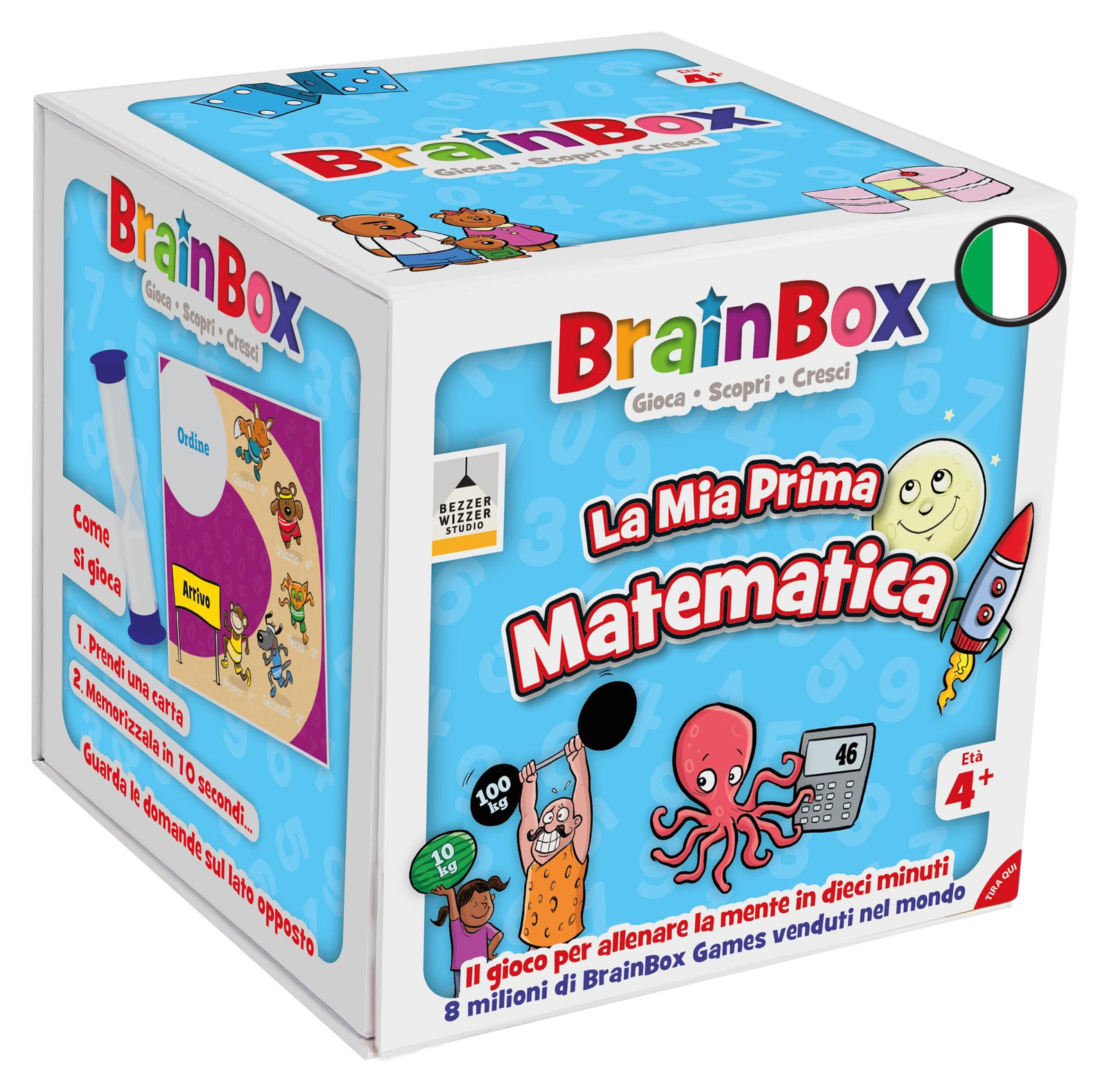 Asmodee BrainBox Mijn eerste wiskunde - Leer en oefen met wiskunde spel