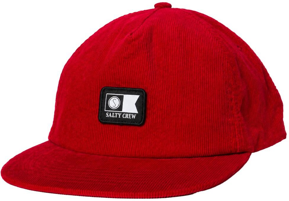 Salty Crew  - Flagship Cord Snapback Washed Red - Casquette