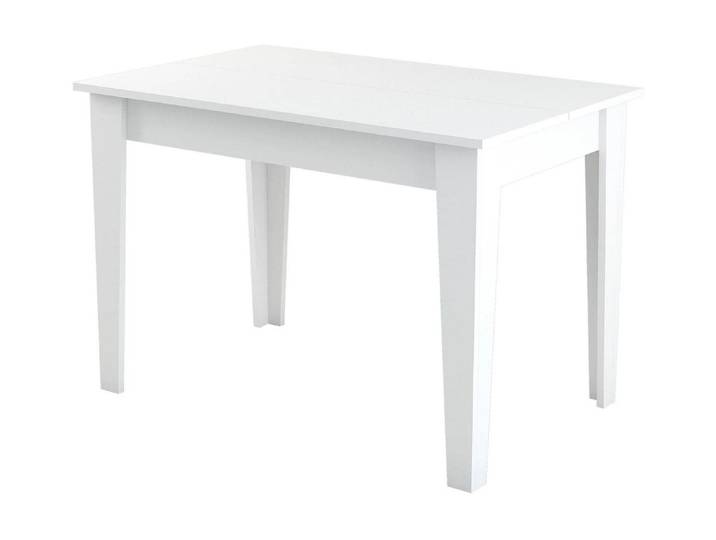 Esstisch WOODY FASHION Kiew 110 x 75 x 72 cm , weiss (weiß), Tische, Esstisch