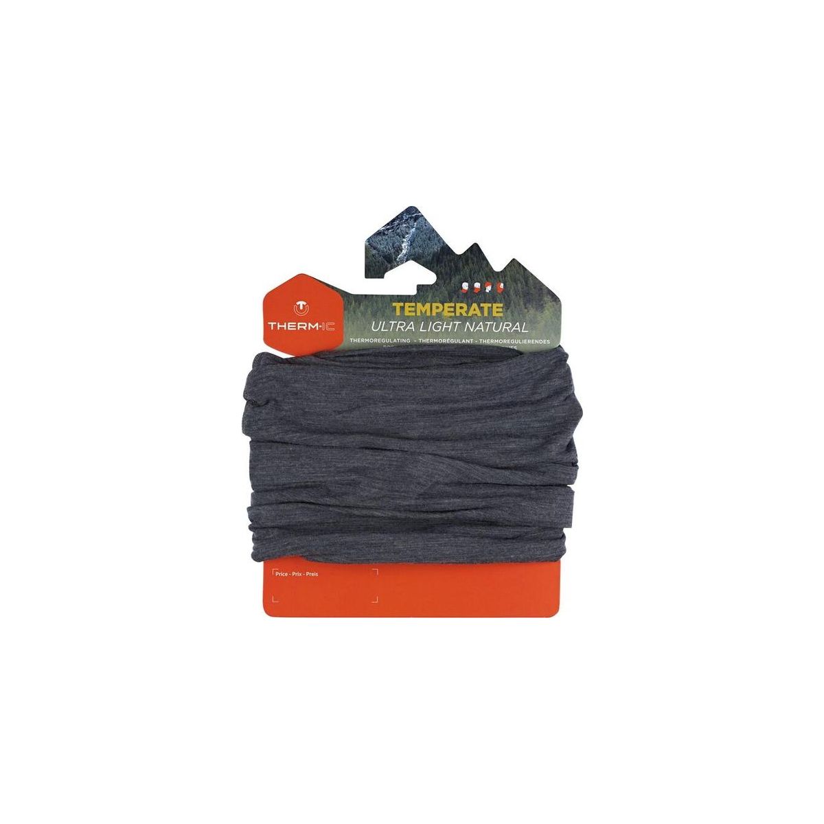 Therm-Ic Neckwarmer Temperate Ultra Light Natural grau (034) T23-0200-001-034