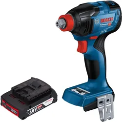 Bosch Professional, Bohrmaschine + Akkuschrauber, GDX 18V-210 C Professional Akku Drehschlagschrauber 18 V 210 Nm Brushless + 1x Akku 2,0 Ah - (Schlagschrauber)