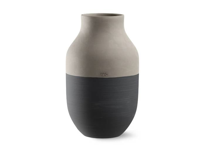 Kähler Vase Omaggio Circulare H31 cm Anthracite Gris