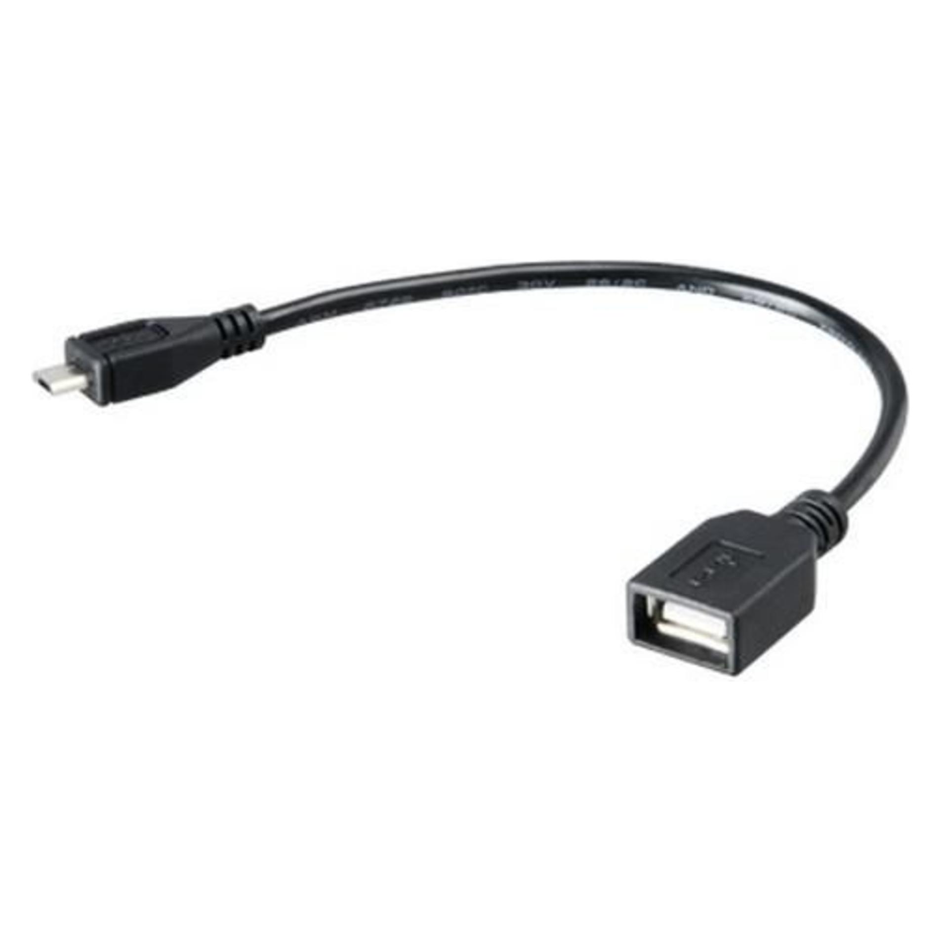 Akasa Micro USB - USB2. USB Kabel Micro-USB A USB A (0.15 m, USB 2.0) (AK-CBUB25-15BK)